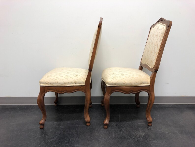 BAKER French Country Dining Side Chairs Pair A Etsy