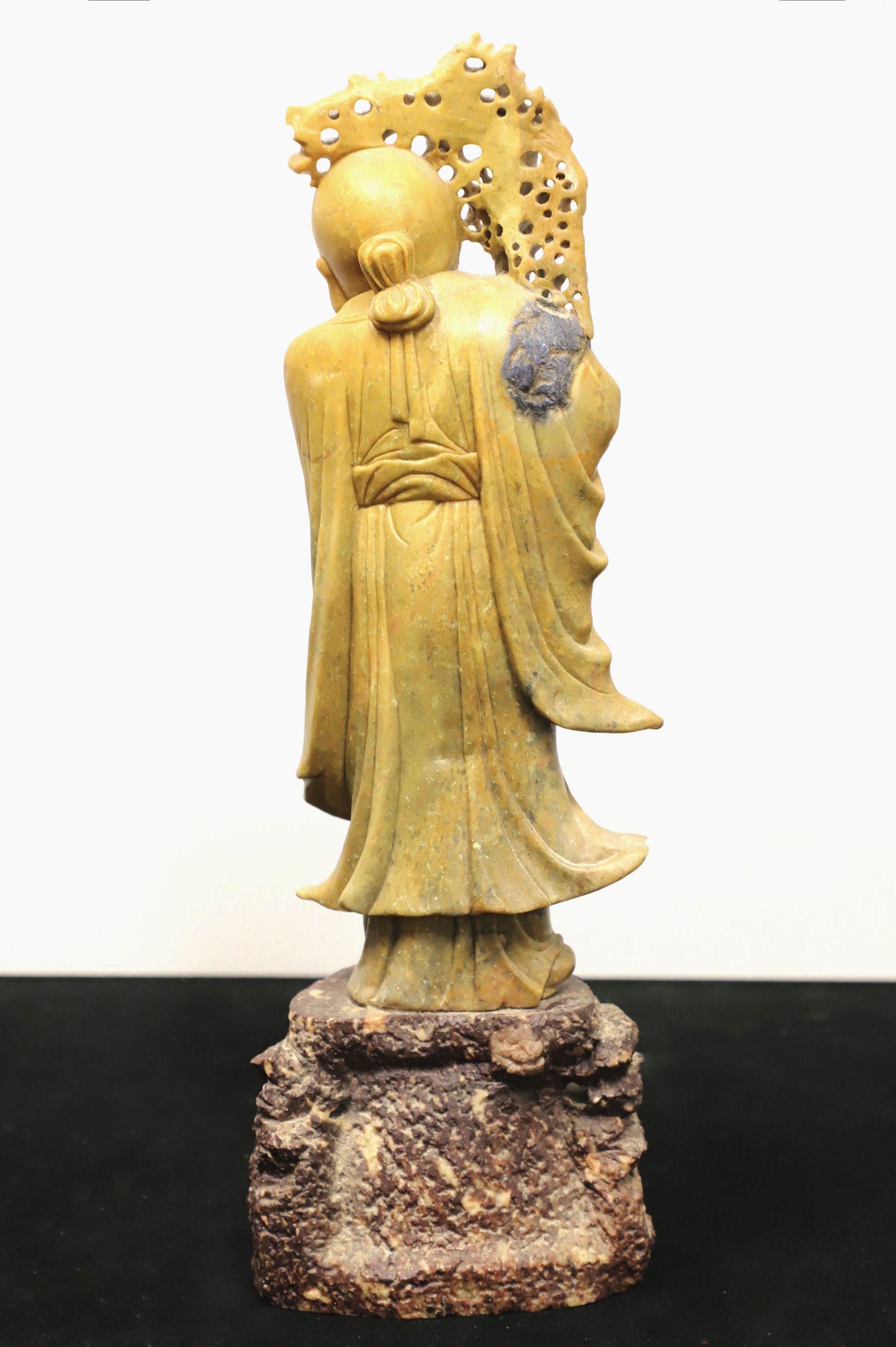 Mid 20th Century Carved Soapstone Sculpture 