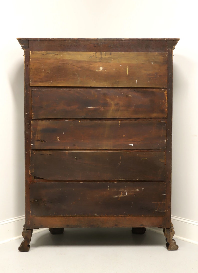 Antique Tiger Oak Victorian Era Bowfront China Etsy