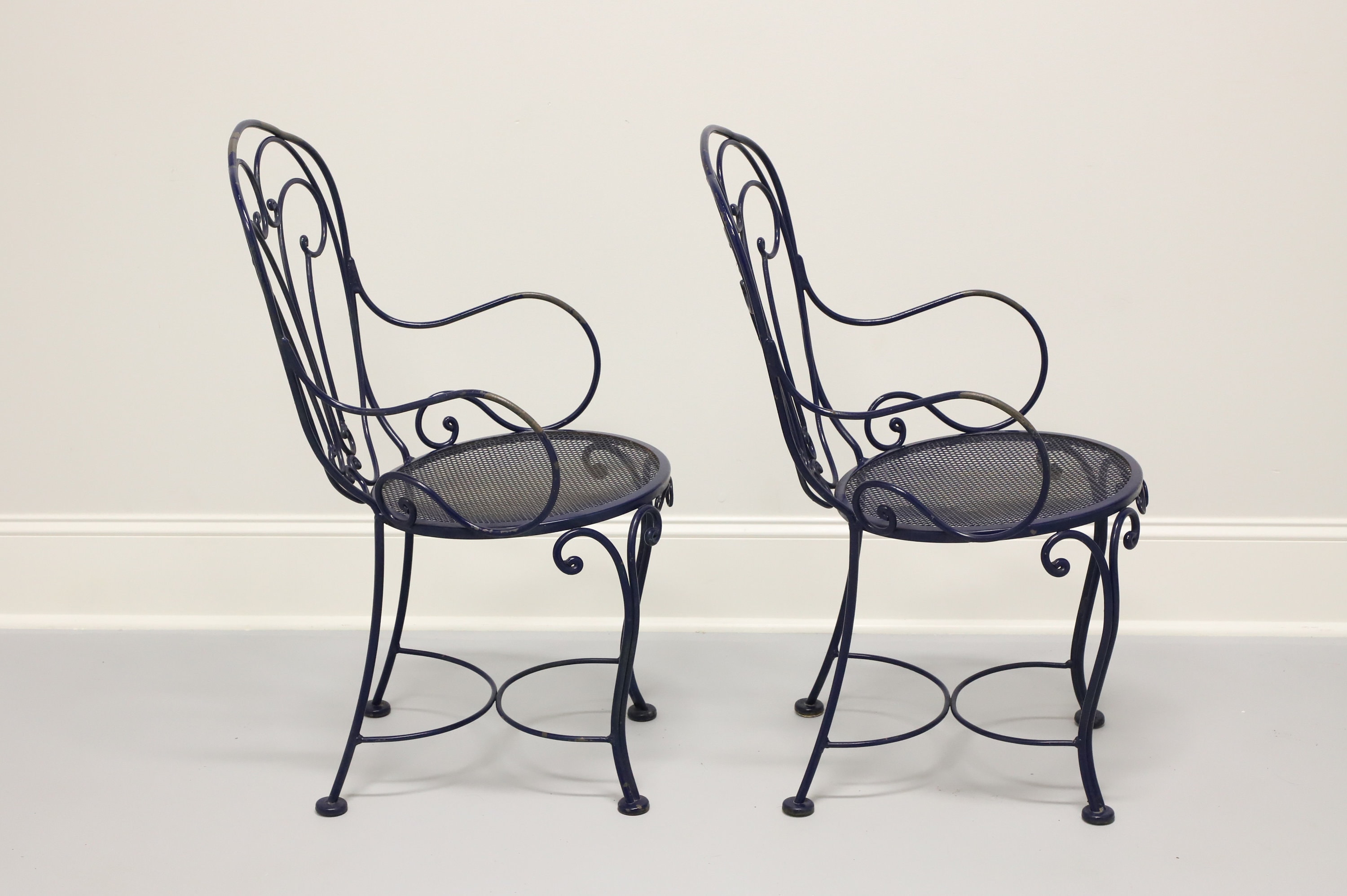 Vintage Wrought Iron Patio / Bistro Set 3 Pieces Etsy