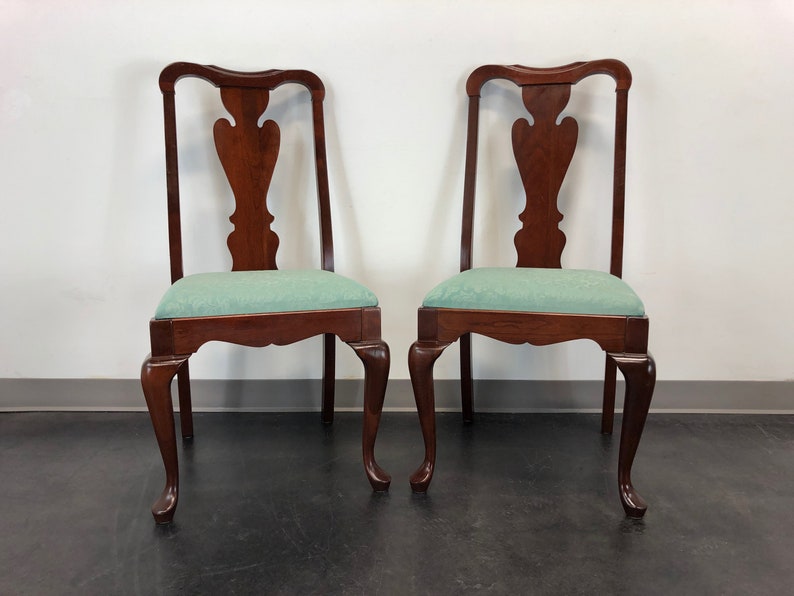 Pennsylvania House Solid Cherry Queen Anne Dining Side Chairs Image 0