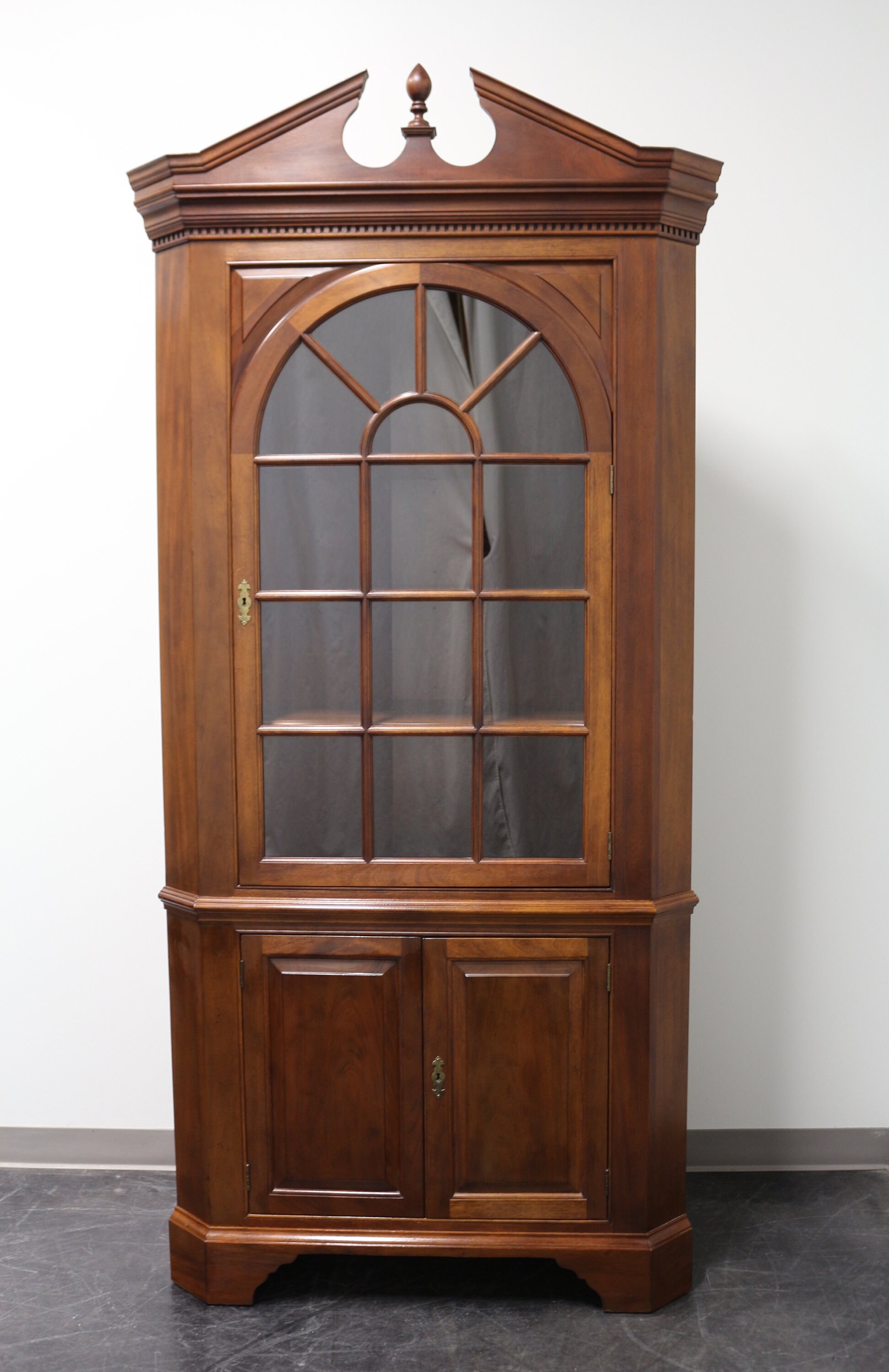 STICKLEY Traditional Solid Mahogany Corner Cabinet Etsy UK