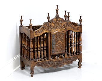 Antique 19th Century Walnut French Provincial Panetiere