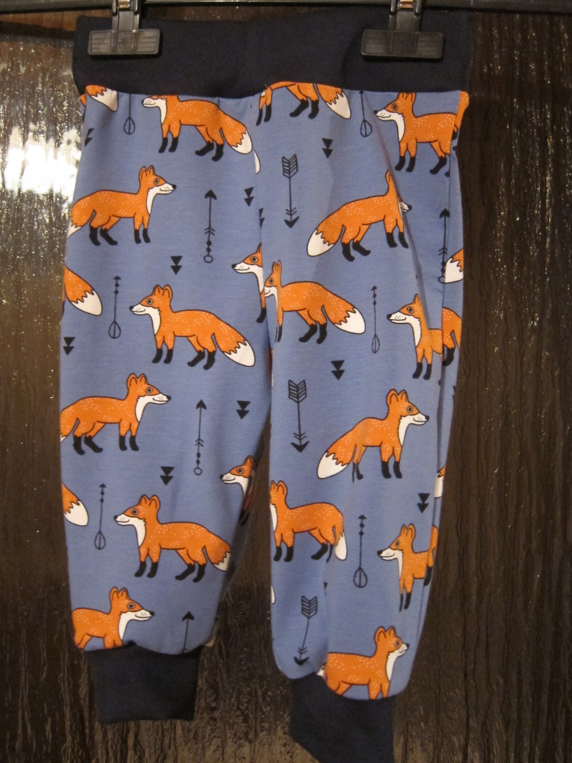 Foxes Baby Bloomers Ecopants With Reversible Bib Set 6-9 Mo - Etsy