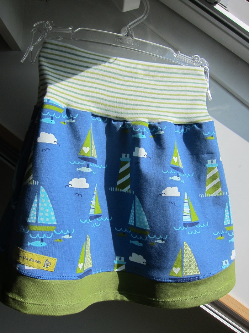 Baby Girl Jersey Skirt Jolly Boat Summer Skirt Skirt Sail Etsy