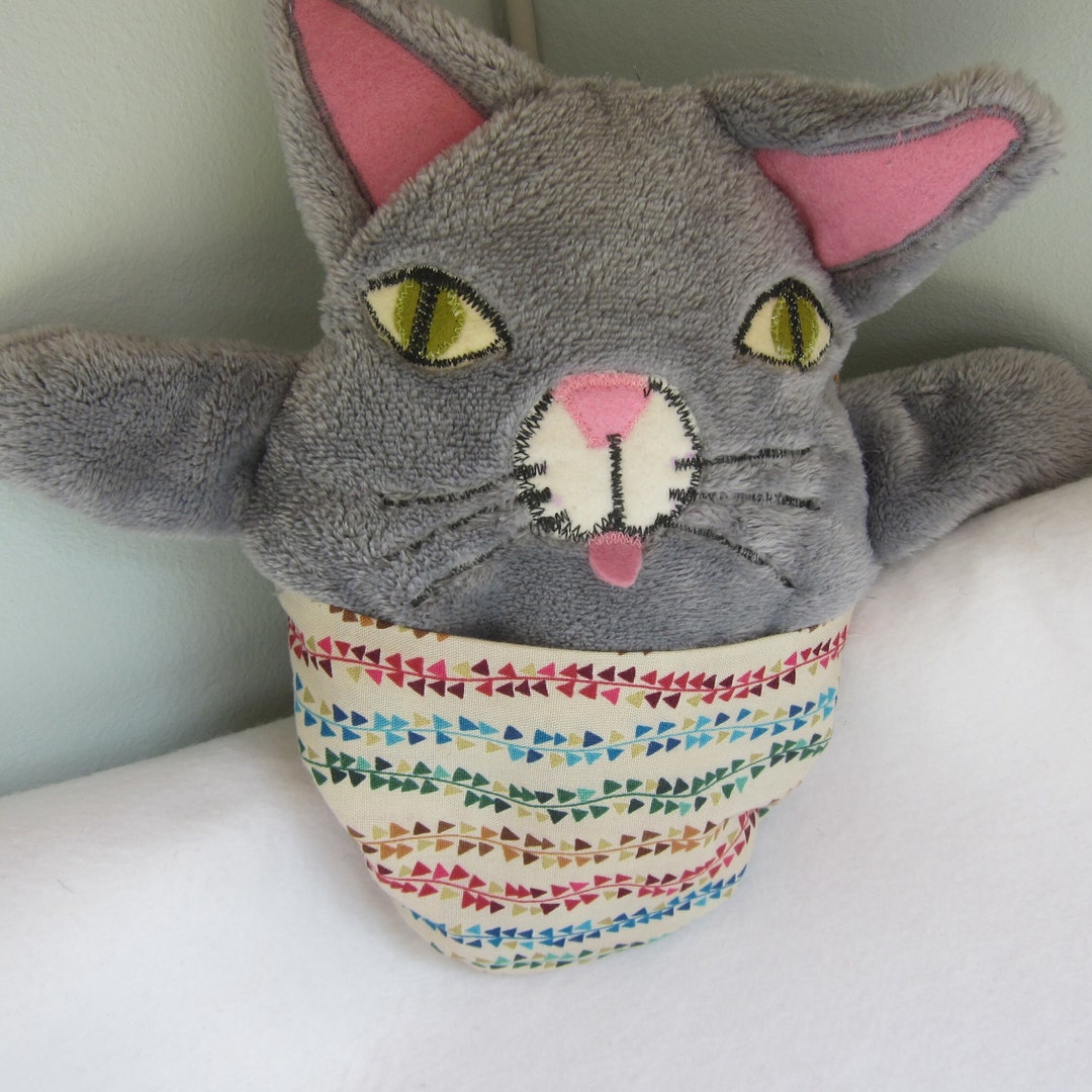 Egg With Surprise Cat Stuffed Animal Called Mitze Easter - Etsy