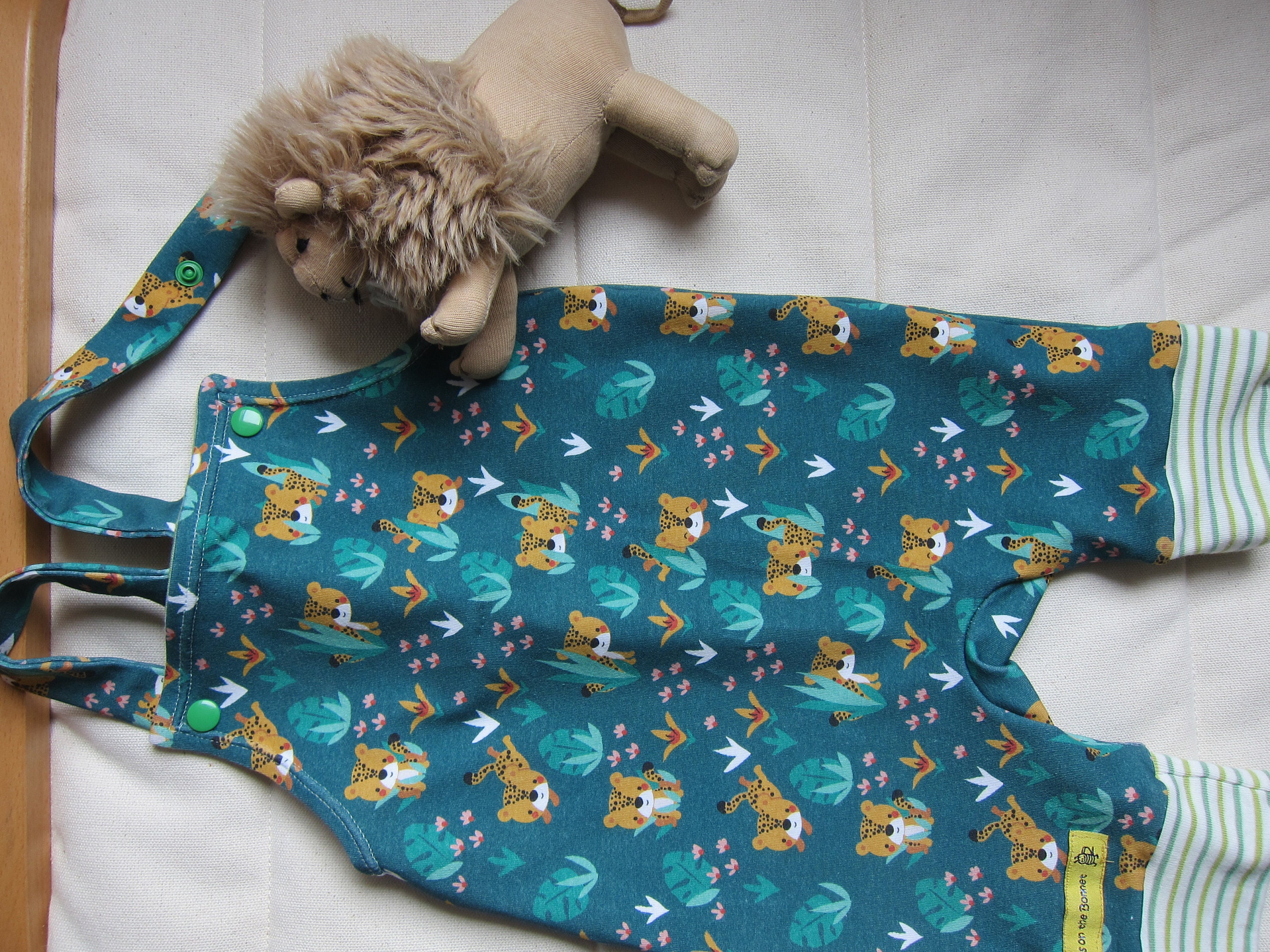 Ecological Baby Rompers Safari Animals in Colorful Motive Size - Etsy