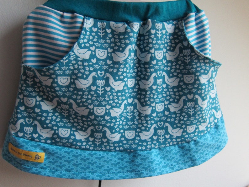 Baby Girl Jersey Skirt Summer Skirt Skirt Folklore Geese Etsy