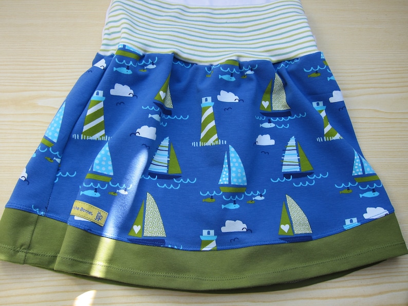Baby Girl Jersey Skirt Jolly Boat Summer Skirt Skirt Sail Etsy