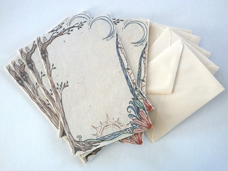 4x9 handmade paper image