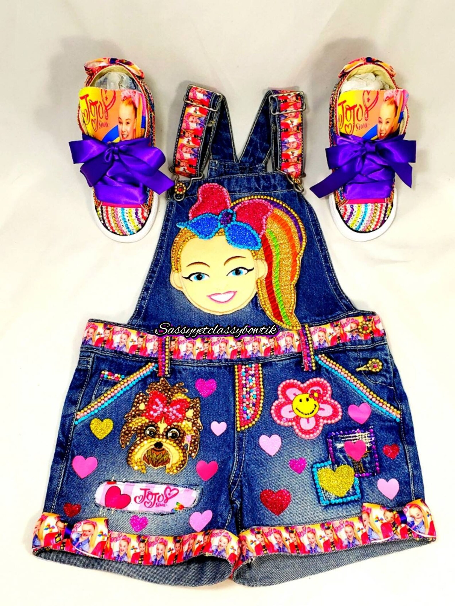 Jojo Siwa Bling Overalls Jojo Siwa Jojo Siwa Birthday | Etsy