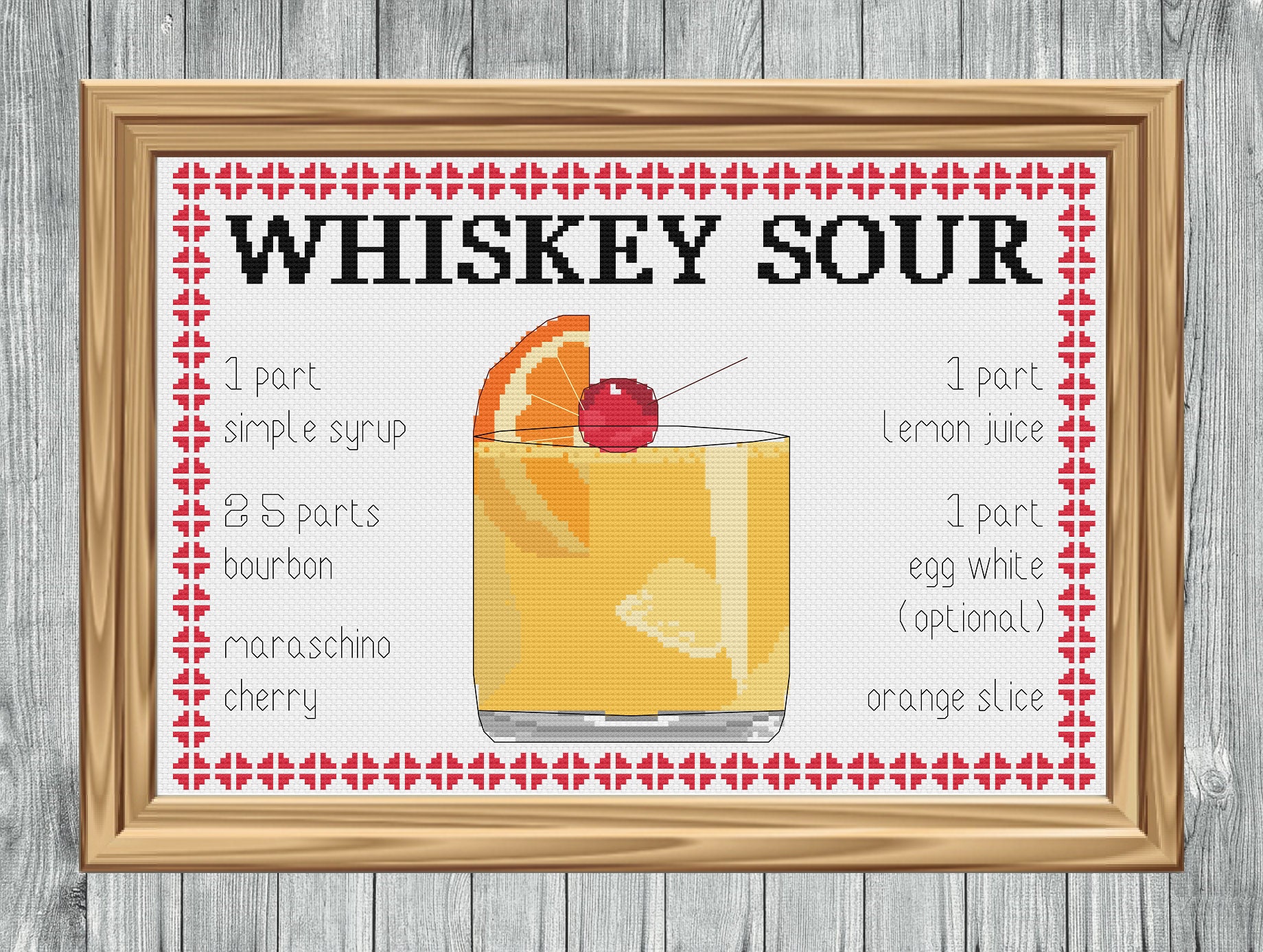 Whiskey Sour Mocktail - Aubrey's Kitchen
