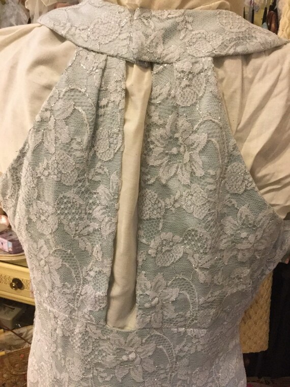 Blue vintage gown - image 4