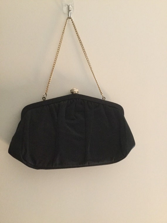 Satin evening purse