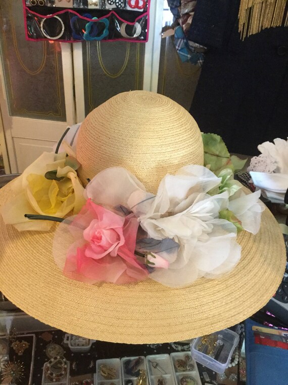 Floral sun hat