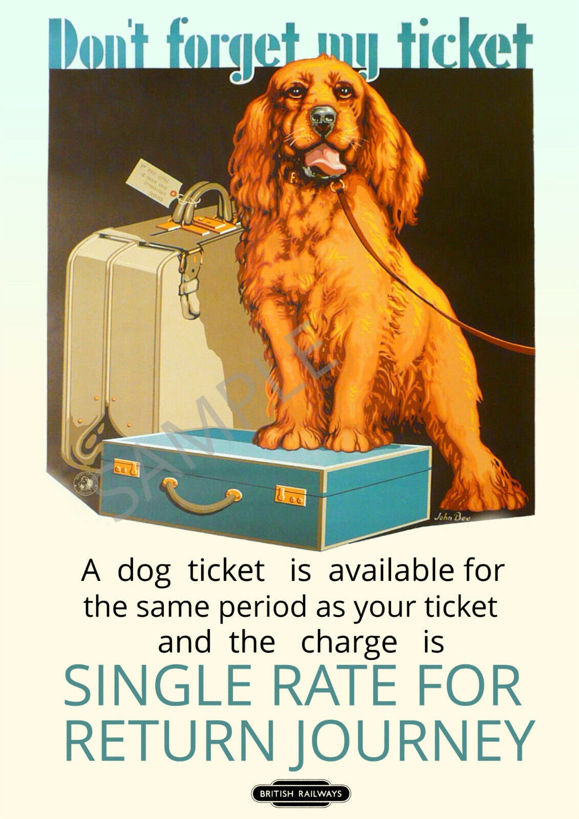 Dog Ticket Etsy UK