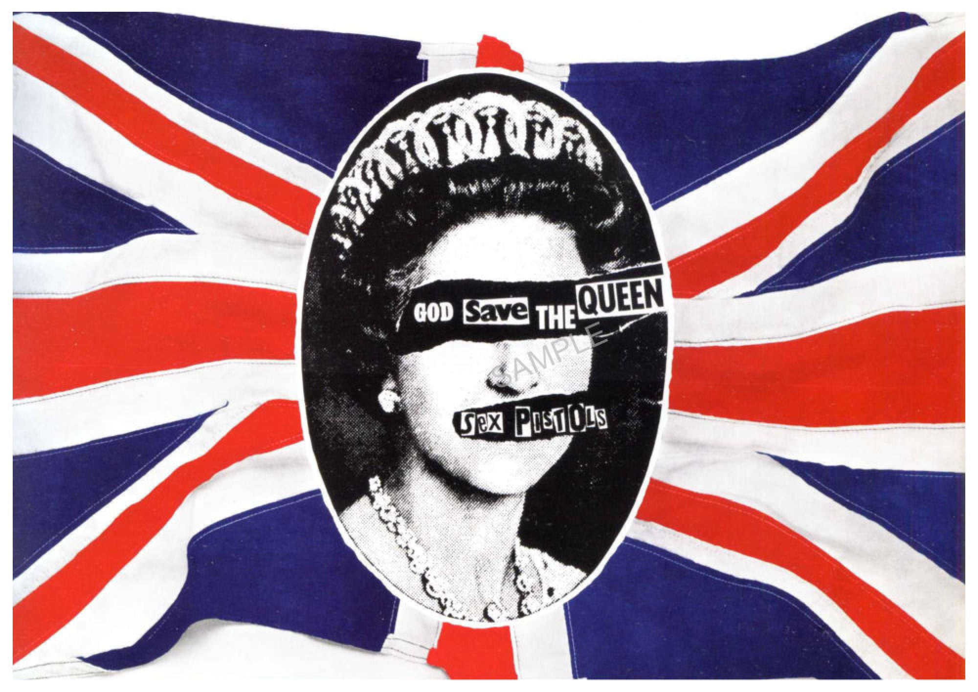 The Sex Pistols 70s Vintage Punk Rock Music Poster God Save