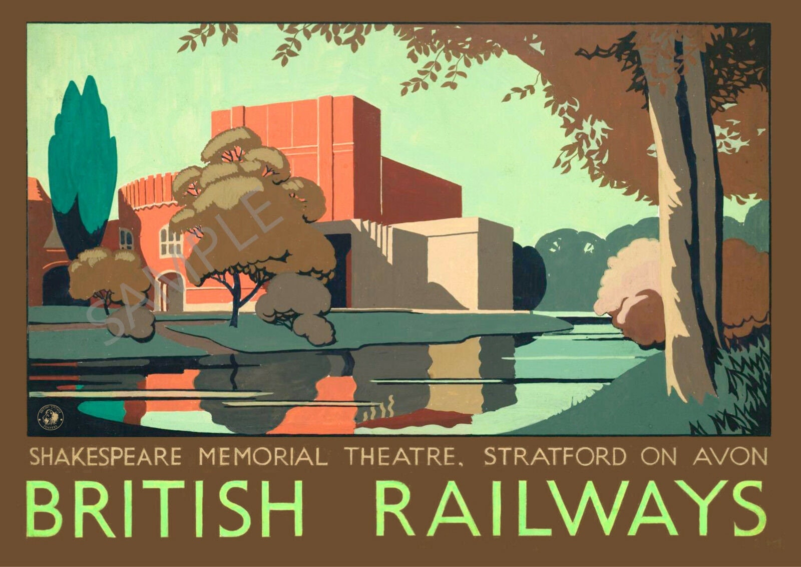 Theatre Poster Shakespeare Vintage UK