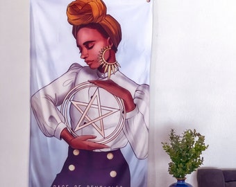 Wall Tapestry: Page of Pentacles