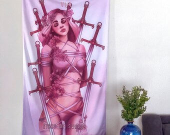 Wall Tapestry: Eight of Swords