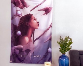 Wall Tapestry: Eight of Wands