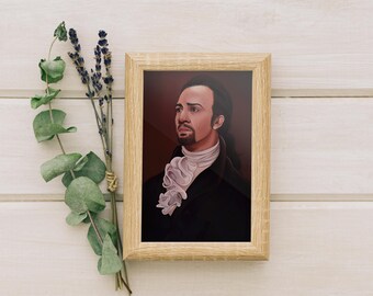 Alexander Hamilton Art Print | Historical Portrait (4x6")