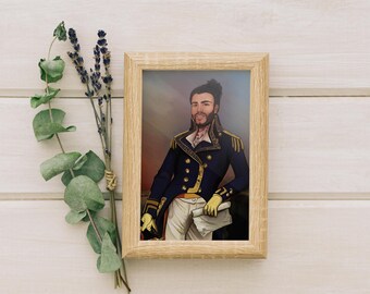 Lafayette Portrait Art Print | Ready to Gift (4x6")