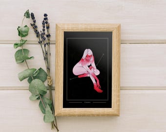 Cygnus Constellation Art Print | Ready to Gift (4x6")