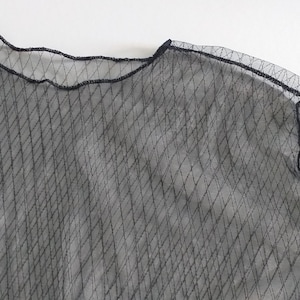mesh tulle fishnet lace black dress