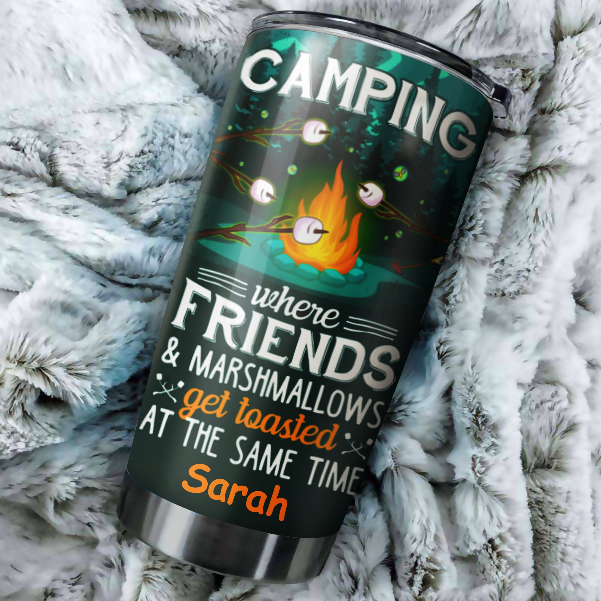 Personalized Camping Steel Tumbler JN211 87O53 Personalized Etsy