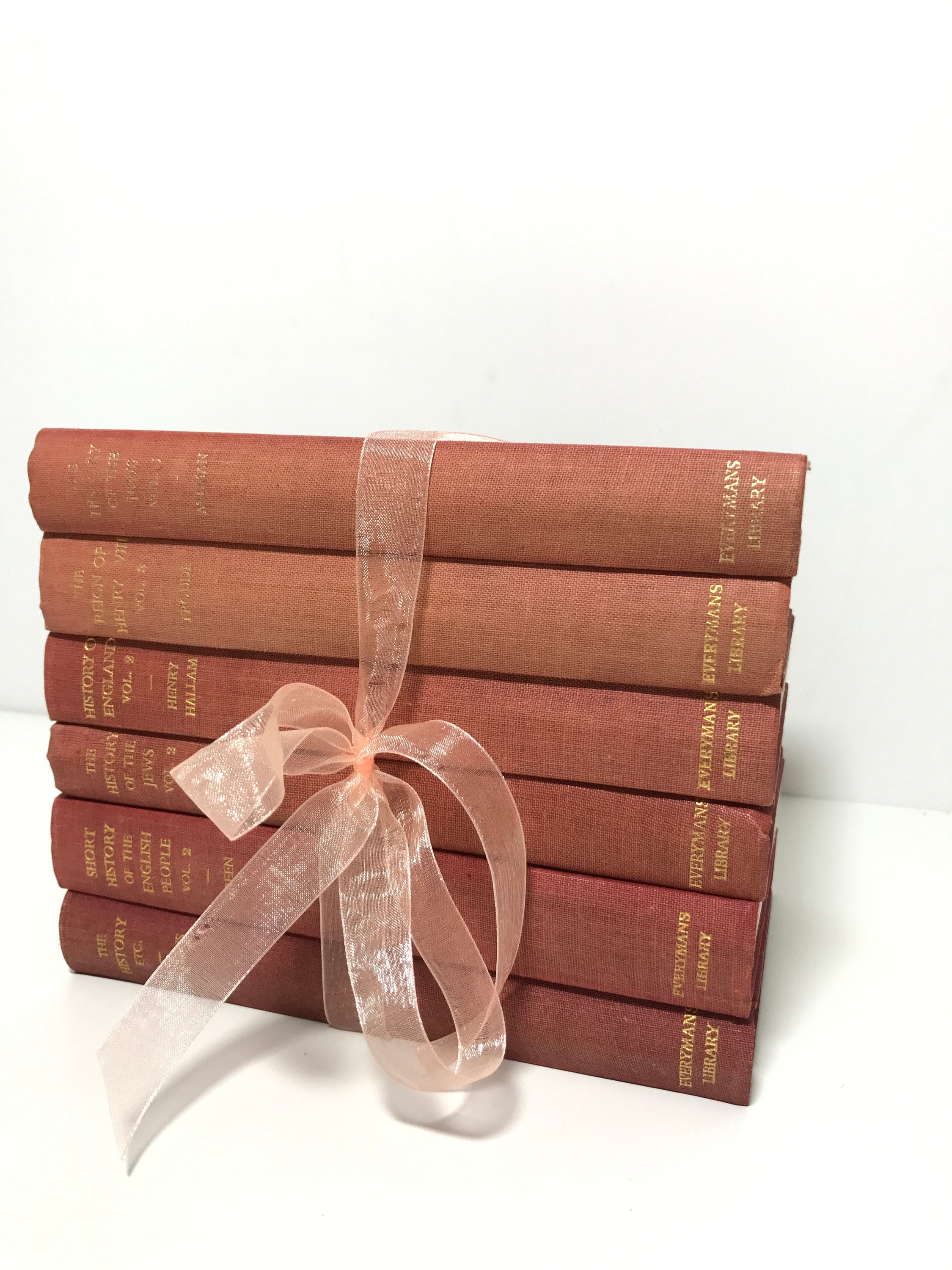 Blush Pink Peach Books Ombre Blush Decor Pretty Blush And