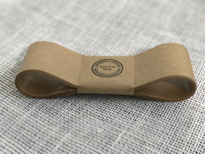 Gummed Kraft Paper Ribbon 5x10m Pack 50m Brown Paper Tape For Etsy
