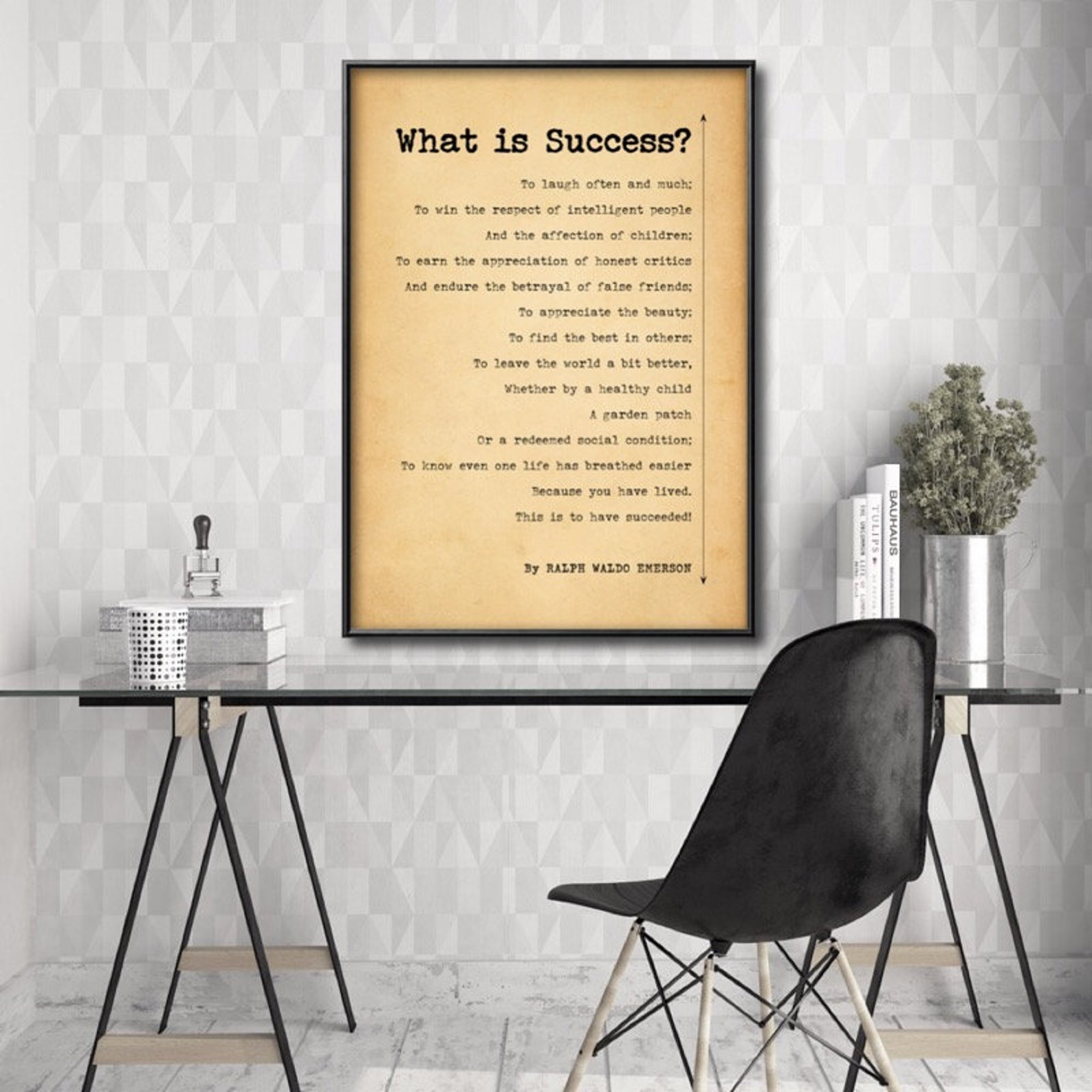 What is Success Quote Poem by Ralph Waldo Emerson Poster - Etsy UK