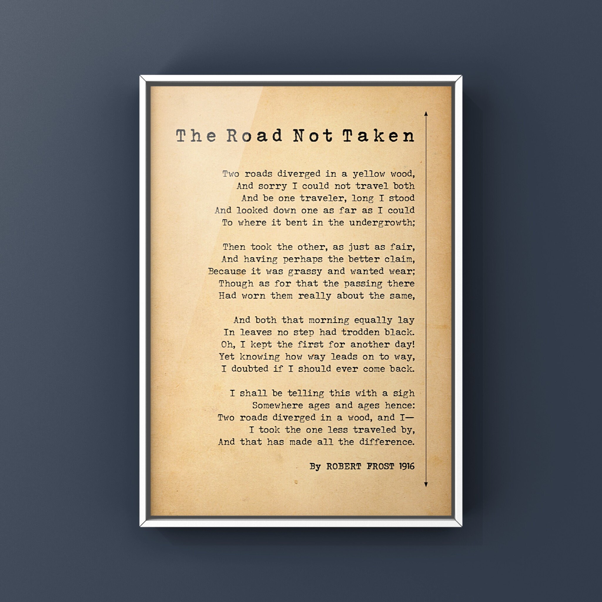 Robert frost poems the road not taken - voiceglop