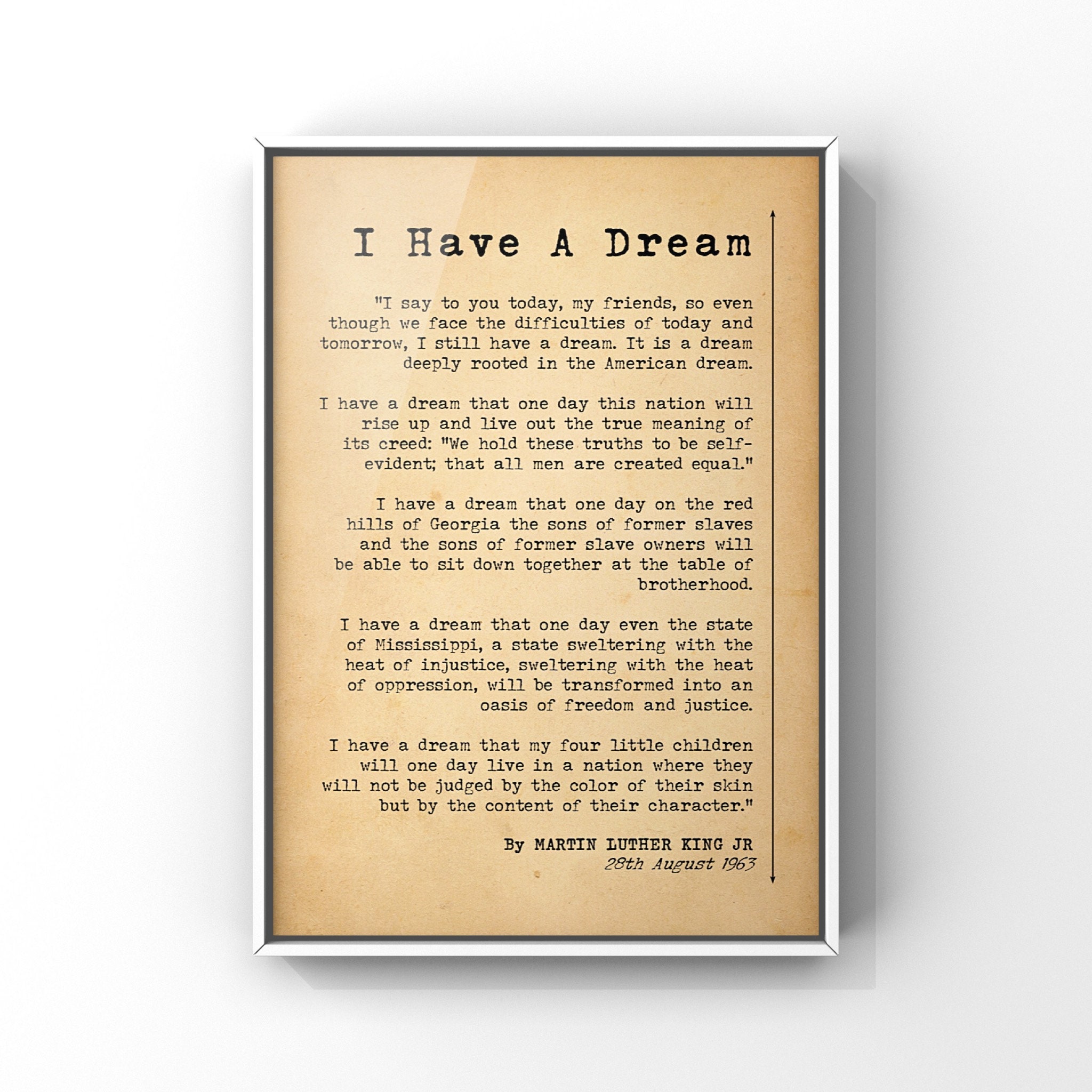 I Have A Dream Template Free Printable