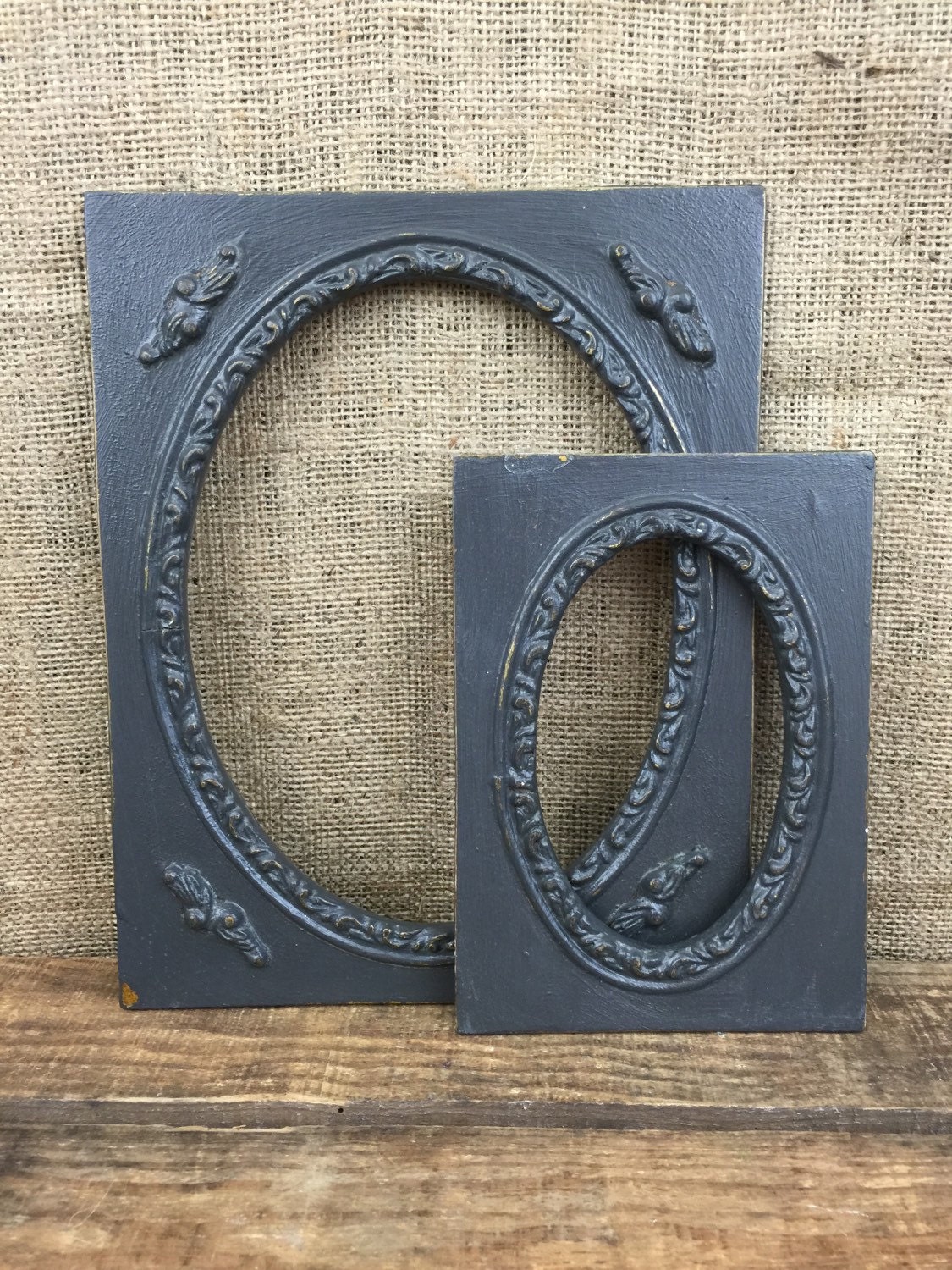 Oval Mount Frames Wooden Ornate Picture Frame Mounts Etsy