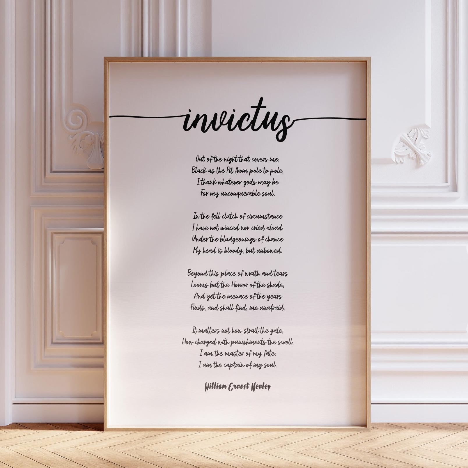 Invictus Script Invictus