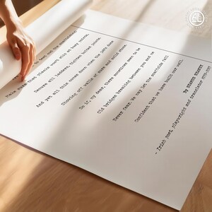 Impresión de poema de matrimonio - Andamio de Seamus Heaney, regalo de boda o aniversario imagen 2