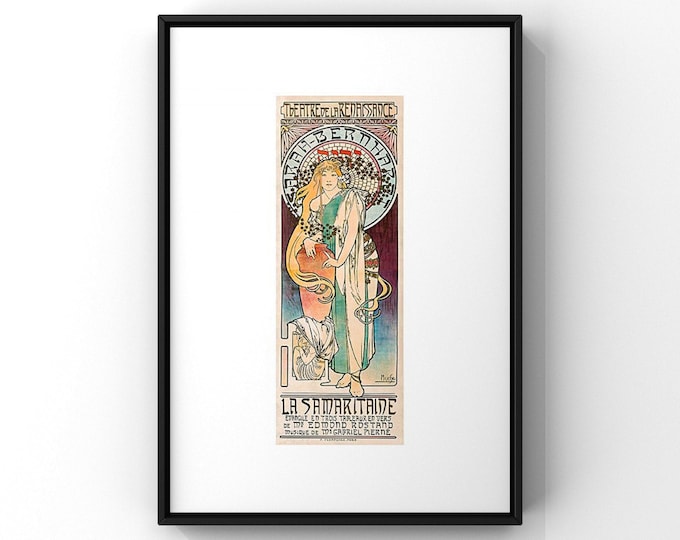 La Samaritaine Art Print - Alphonse Mucha, French Advertising (1897)