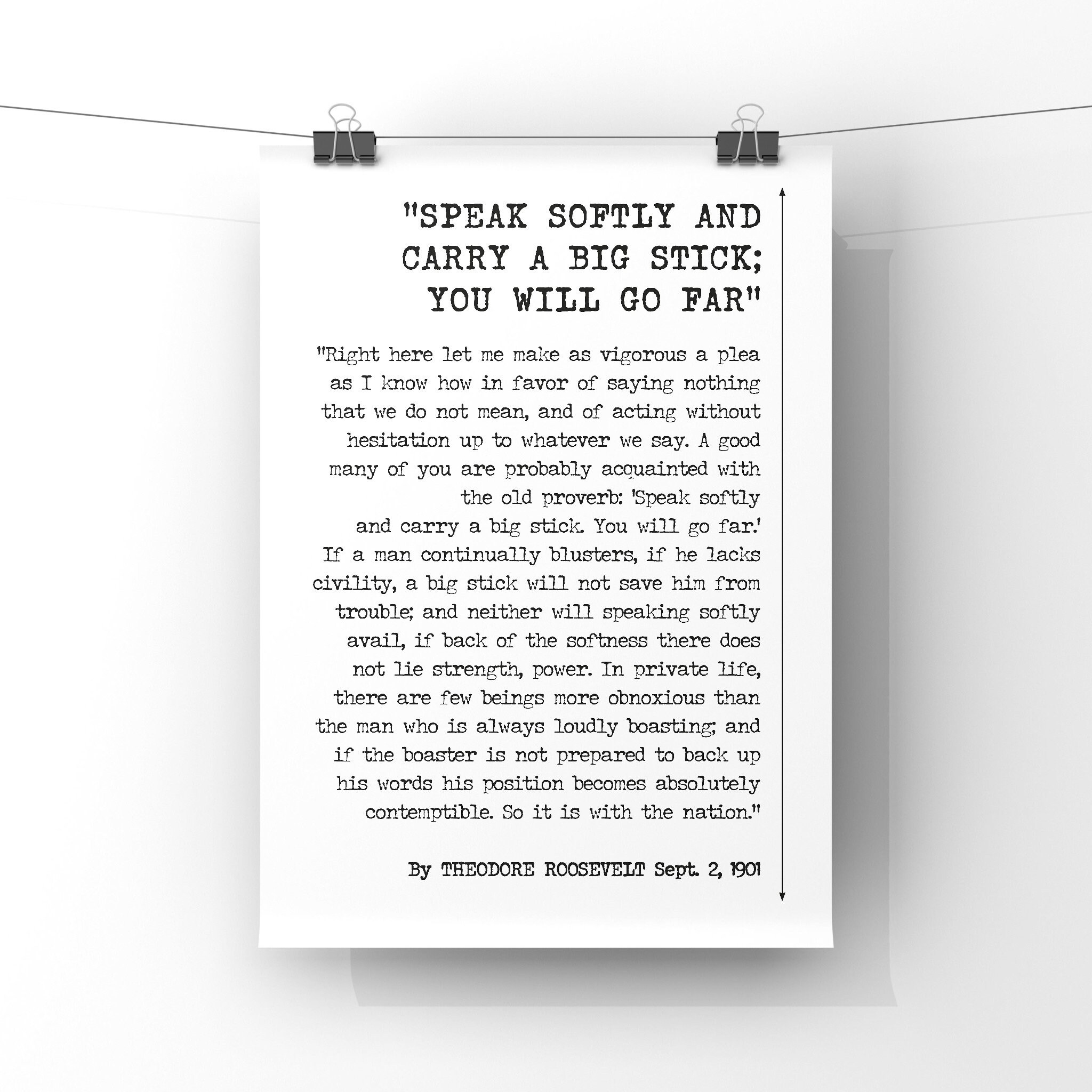 Speak softly essay image