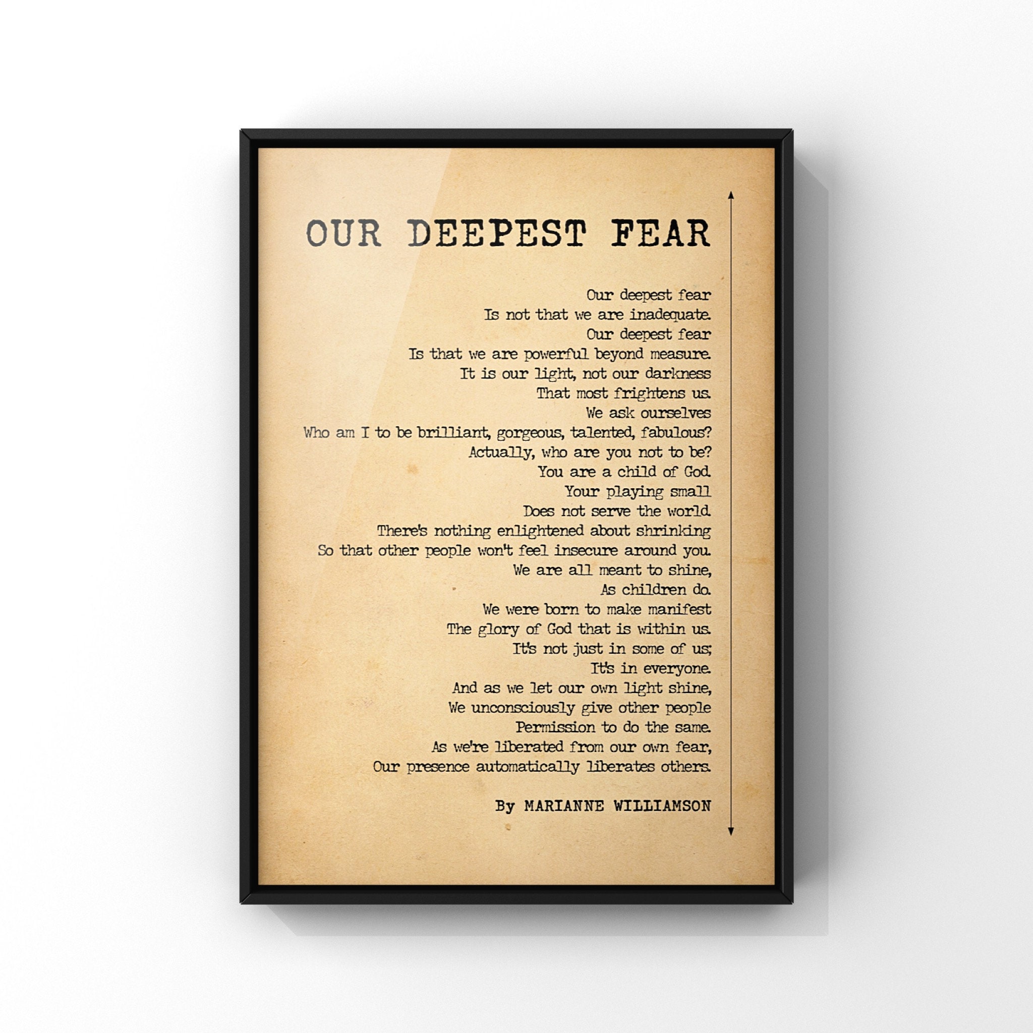 Our Greatest Fear poem iPad Case & Skin for Sale by czerinaart