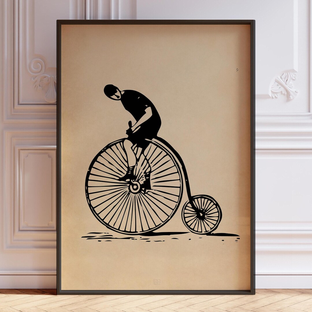 Penny farthing wall art hotsell