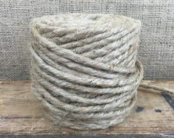 6mm Extra Thick Twine | Sisal String | Hemp Rope | 100% Natural Twine Rope | Sold By The Metre | Cut Metre Lengths | Jute Twine