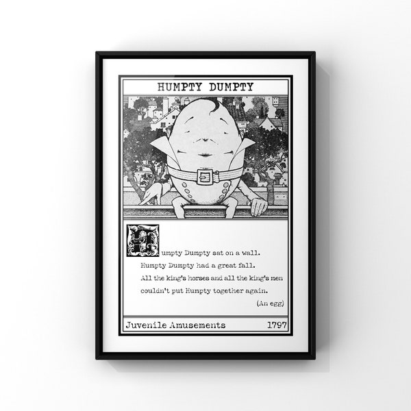 Black Humpty Dumpty - Etsy
