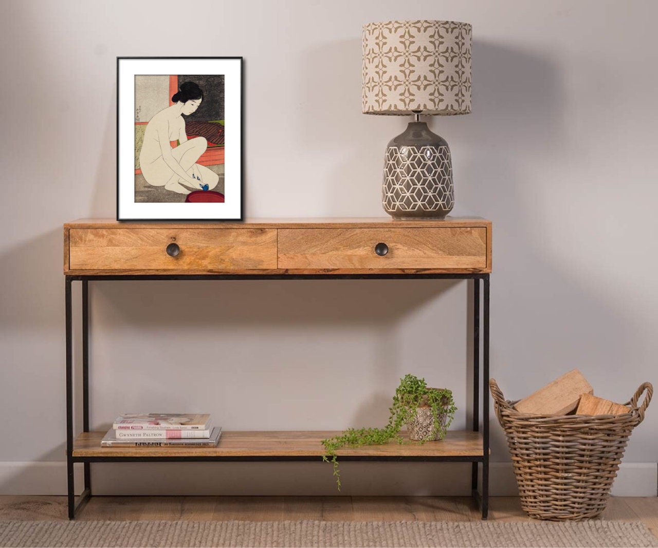 Japanese Female Nude Poster Print Antique Vintage Japanese - Etsy