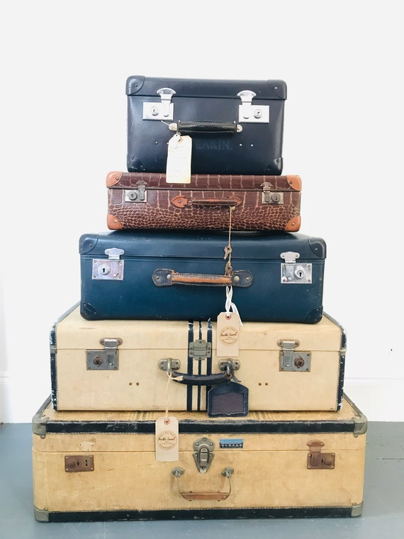 vintage suitcase set
