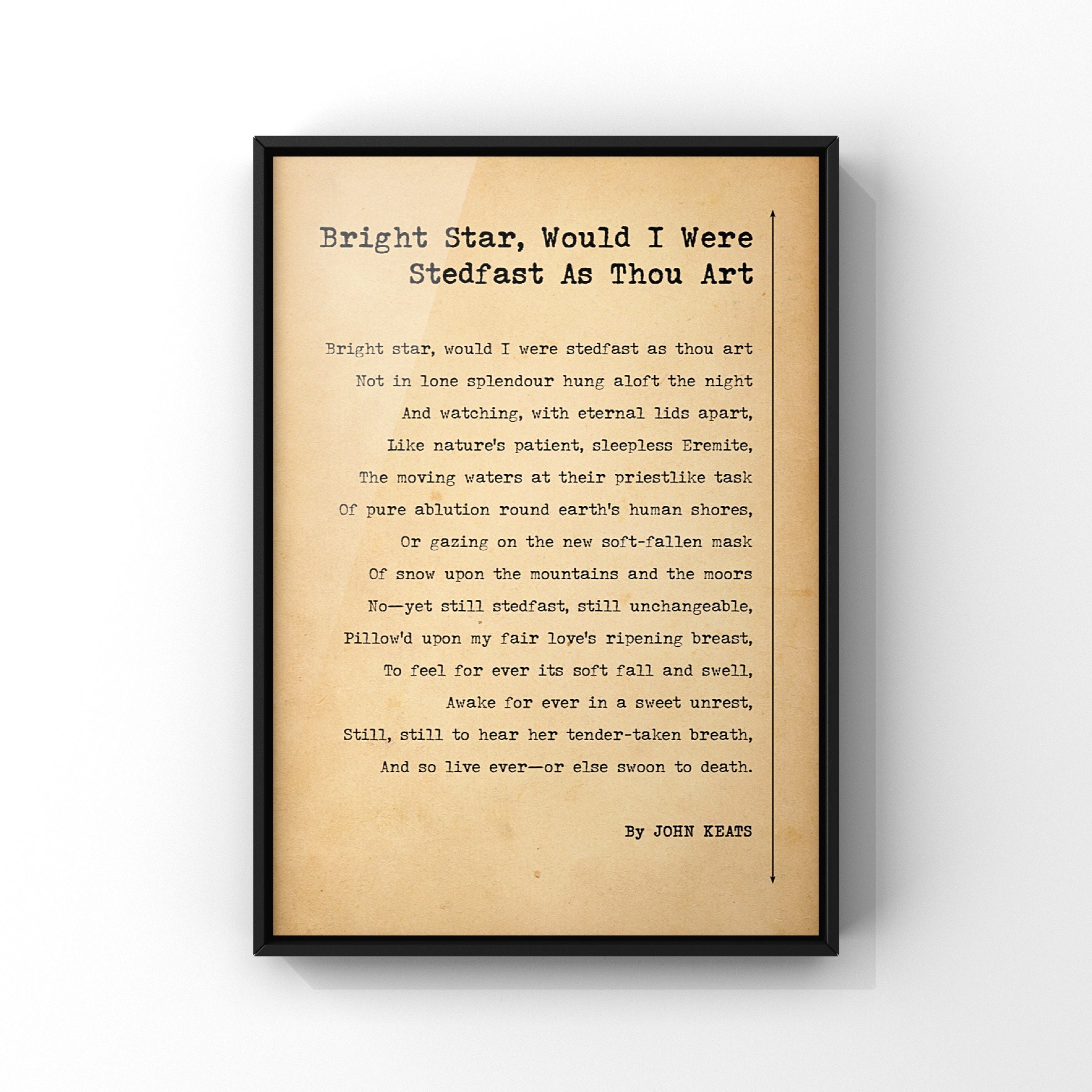  John Keats Bright Star Poem Meaning What Is The Meaning Of Bright 