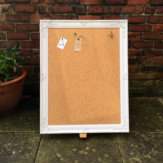 LARGE FRAMED CORKBOARD Extra Large Pin Board Ornate Cork Etsy