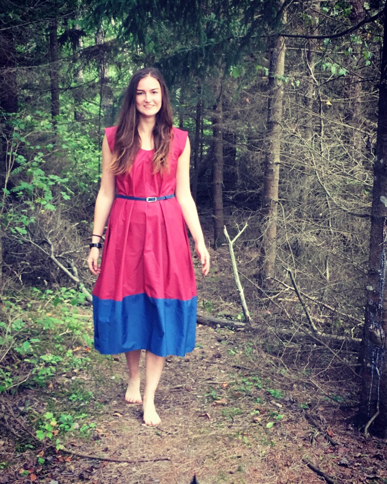 Pink dress Summer dress Dresses Women/'s clothing Ready to ship Midi dress