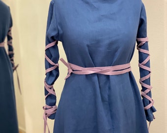 Medieval linen dress